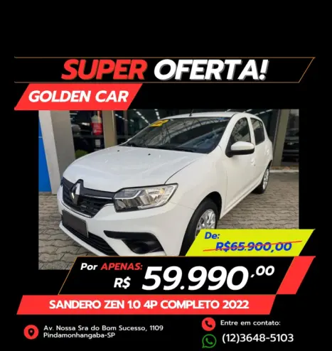 RENAULT Sandero 1.0 12V 4P FLEX SCE ZEN, Foto 1