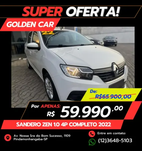 RENAULT Sandero 1.0 12V 4P FLEX SCE ZEN, Foto 2