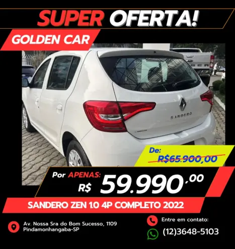 RENAULT Sandero 1.0 12V 4P FLEX SCE ZEN, Foto 7