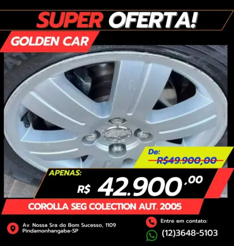 TOYOTA Corolla 1.8 16V 4P SEG AUTOMÁTICO, Foto 7 TOYOTA Corolla 1.8 16V 4P SEG AUTOMÁTICO, Foto 7