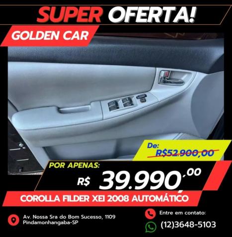 TOYOTA Fielder 1.8 16V 4P XEI FLEX AUTOMÁTICO, Foto 9 TOYOTA Fielder 1.8 16V 4P XEI FLEX AUTOMÁTICO, Foto 9