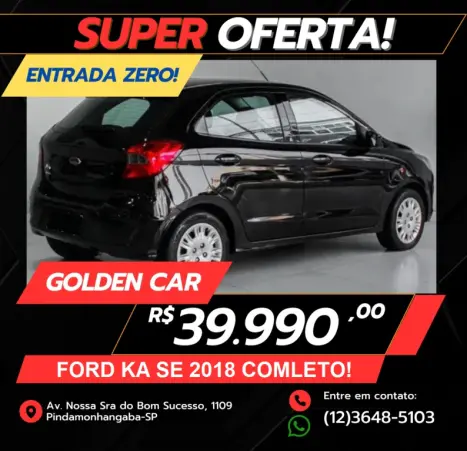 FORD Ka Hatch 1.0 12V 4P TI-VCT SE FLEX, Foto 7