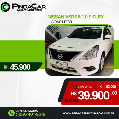 NISSAN Versa Sedan 1.0 4P FLEX S, Foto 1