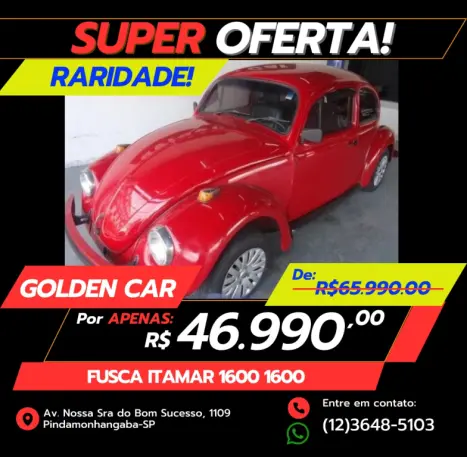VOLKSWAGEN Fusca 1600 ITAMAR, Foto 5