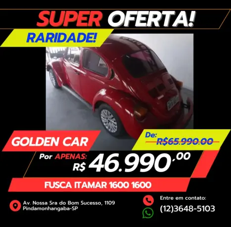 VOLKSWAGEN Fusca 1600 ITAMAR, Foto 4