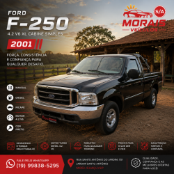 FORD F-250 4.2 V6 XL CABINE SIMPLES