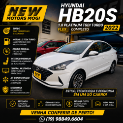 HYUNDAI HB 20 Sedan 1.0 12V 4P FLEX TGDI PLATINUM TURBO