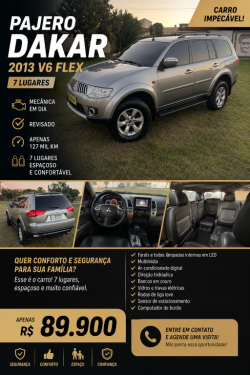 MITSUBISHI Pajero Dakar 3.5 V6 24V 4P HPE FLEX 4X4 7 LUGARES AUTOM�TICO