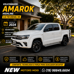 VOLKSWAGEN Amarok 3.0 V6 CABINE DUPLA HIGHLINE 4X4 TURBO INTERCOOLER AUTOM�TICO