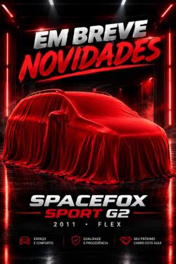VOLKSWAGEN Space Fox 1.6 4P FLEX SPORTLINE I-MOTION AUTOMATIZADO