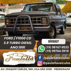 FORD F-1000 3.9 4P ENGERAUTO CABINE DUPLA