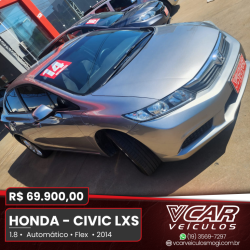 HONDA Civic 1.8 16V 4P FLEX LXS AUTOMTICO