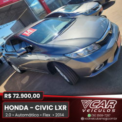 HONDA Civic 2.0 16V 4P FLEX LXR AUTOMTICO