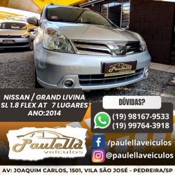 NISSAN Grand Livina 1.8 16V 4P SL FLEX AUTOMTICO