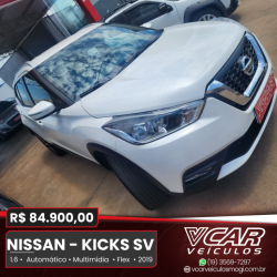 NISSAN Kicks 1.6 16V 4P FLEX SV X-TRONIC AUTOMTICO CVT