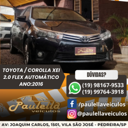 TOYOTA Corolla 2.0 16V 4P XEI FLEX AUTOMTICO