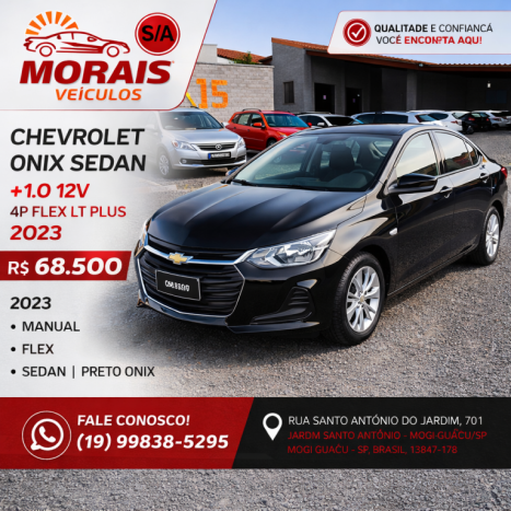 CHEVROLET Onix Sedan 1.0 12V 4P FLEX LT PLUS, Foto 1