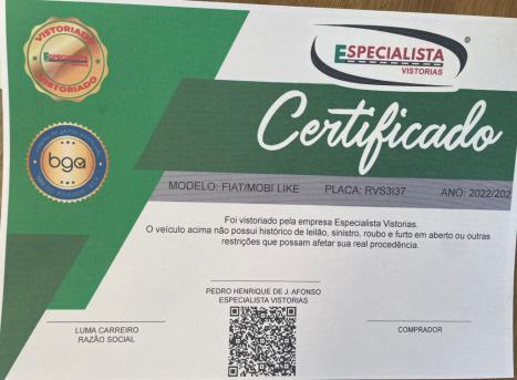 FIAT Mobi 1.0 4P FLEX EVO LIKE, Foto 5