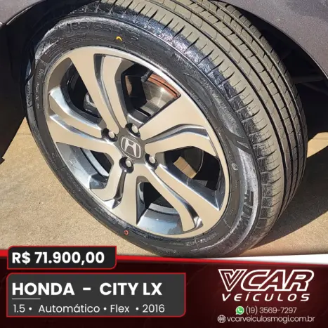 HONDA City Sedan 1.5 16V 4P LX FLEX AUTOMÁTICO, Foto 10 HONDA City Sedan 1.5 16V 4P LX FLEX AUTOMÁTICO, Foto 10