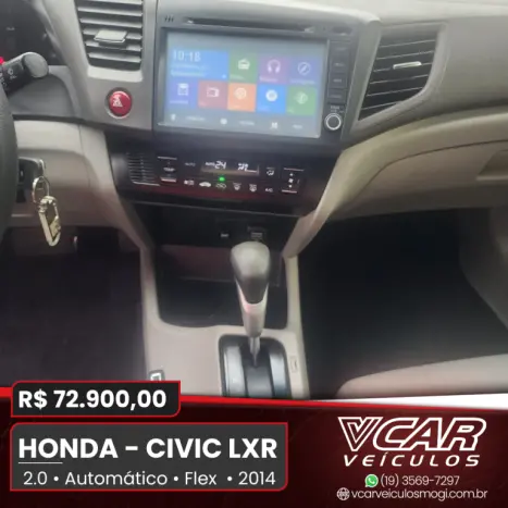 HONDA Civic 2.0 16V 4P FLEX LXR AUTOMTICO, Foto 9