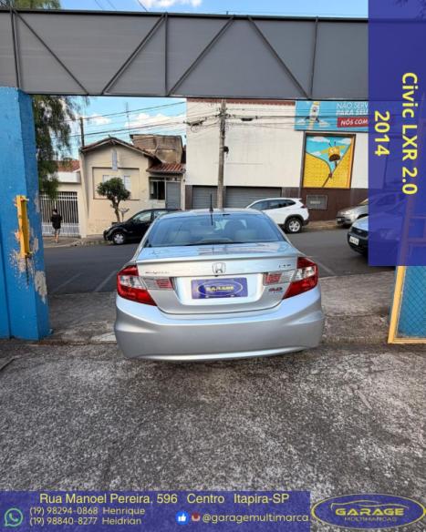 HONDA Civic 2.0 16V 4P FLEX LXR AUTOMTICO, Foto 4