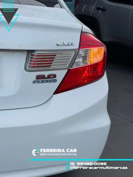 HONDA Civic 2.0 16V 4P FLEX LXR AUTOM�TICO, Foto 7