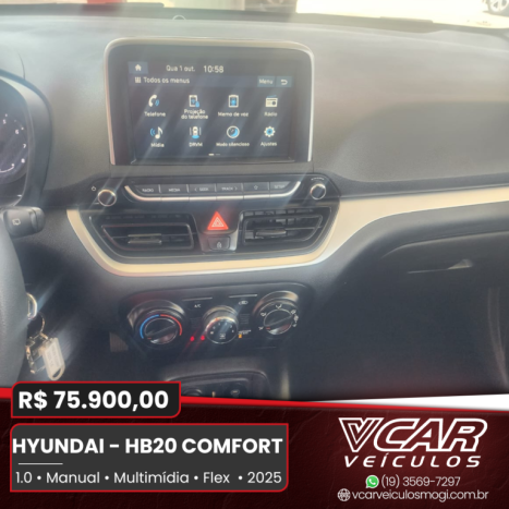 HYUNDAI HB 20 Hatch 1.0 12V 4P FLEX COMFORT PLUS, Foto 9