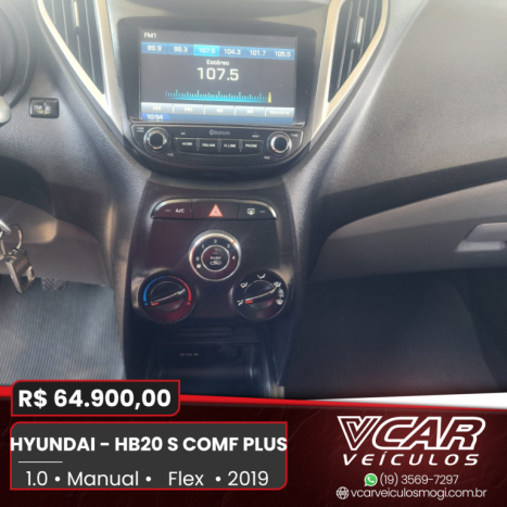 HYUNDAI HB 20 Sedan 1.6 16V 4P FLEX COMFORT PLUS, Foto 8
