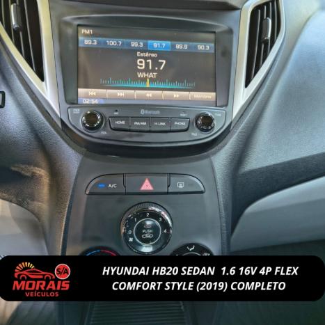 HYUNDAI HB 20 Sedan 1.6 16V 4P FLEX COMFORT STYLE, Foto 8