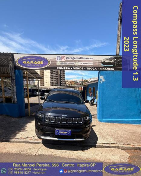 JEEP Compass 1.3 16V 4P FLEX LONGITUDE T270 TURBO AUTOM�TICO, Foto 2