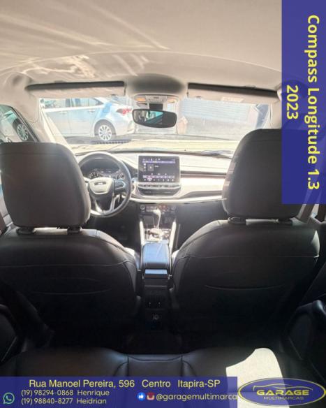 JEEP Compass 1.3 16V 4P FLEX LONGITUDE T270 TURBO AUTOM�TICO, Foto 5