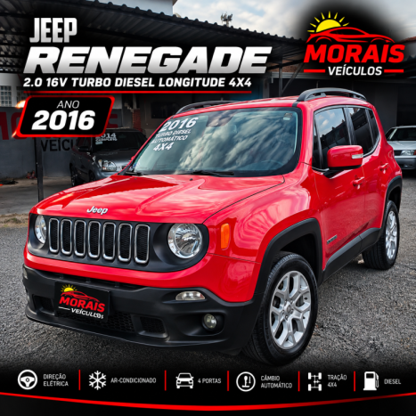 JEEP Renegade 2.0 16V 4P TURBO DIESEL LONGITUDE 4X4 AUTOMÁTICO, Foto 1