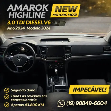 VOLKSWAGEN Amarok 3.0 V6 CABINE DUPLA HIGHLINE 4X4 TURBO INTERCOOLER AUTOM�TICO, Foto 3