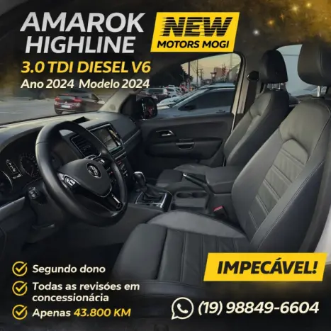 VOLKSWAGEN Amarok 3.0 V6 CABINE DUPLA HIGHLINE 4X4 TURBO INTERCOOLER AUTOM�TICO, Foto 5