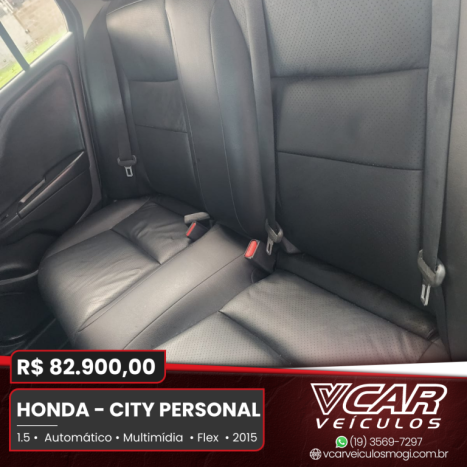 HONDA City Sedan 1.5 16V 4P PERSONAL FLEX AUTOMTICO, Foto 9