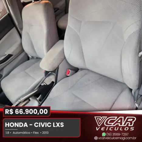 HONDA Civic 1.8 16V 4P FLEX LXS AUTOMTICO, Foto 9