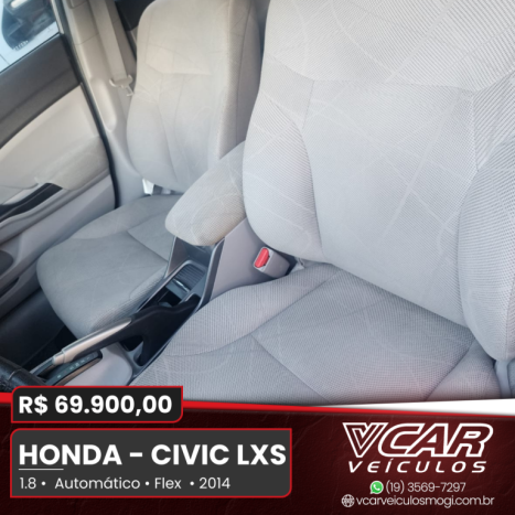 HONDA Civic 1.8 16V 4P FLEX LXS AUTOMTICO, Foto 8