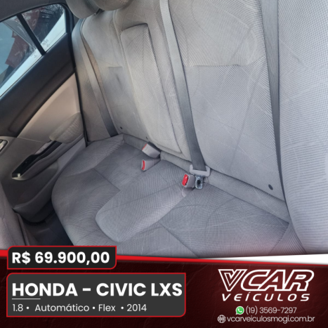 HONDA Civic 1.8 16V 4P FLEX LXS AUTOMTICO, Foto 9