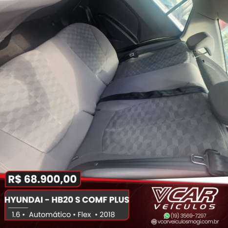HYUNDAI HB 20 Sedan 1.6 16V 4P FLEX COMFORT PLUS AUTOMTICO, Foto 9