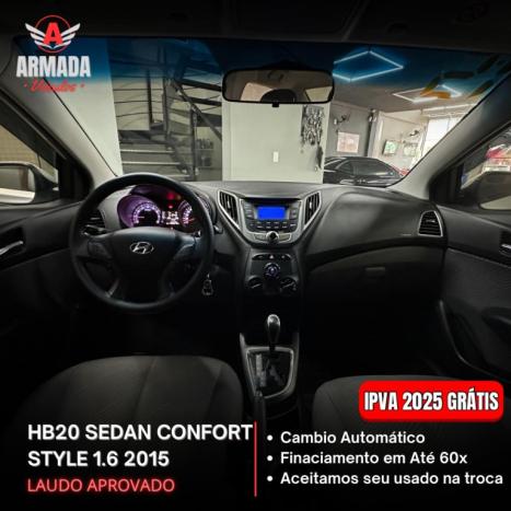 HYUNDAI HB 20 Sedan 1.6 16V 4P FLEX COMFORT PLUS AUTOMTICO, Foto 7