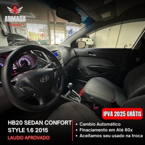 HYUNDAI HB 20 Sedan 1.6 16V 4P FLEX COMFORT PLUS AUTOMTICO, Foto 8