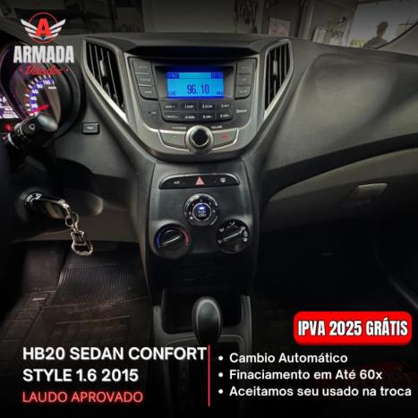 HYUNDAI HB 20 Sedan 1.6 16V 4P FLEX COMFORT PLUS AUTOMTICO, Foto 9