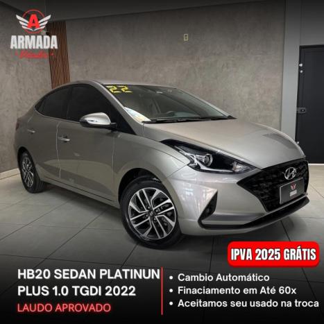 HYUNDAI HB 20 Sedan 1.0 12V 4P FLEX TGDI PLATINUM TURBO AUTOMTICO, Foto 3
