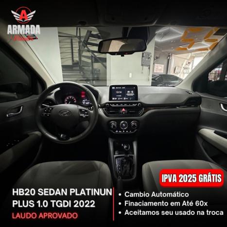 HYUNDAI HB 20 Sedan 1.0 12V 4P FLEX TGDI PLATINUM TURBO AUTOMTICO, Foto 7