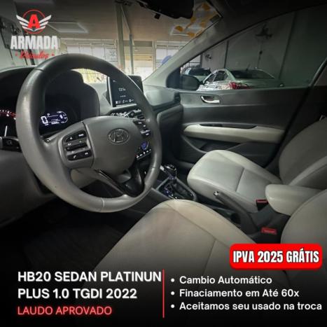HYUNDAI HB 20 Sedan 1.0 12V 4P FLEX TGDI PLATINUM TURBO AUTOMTICO, Foto 8