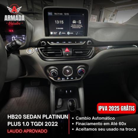 HYUNDAI HB 20 Sedan 1.0 12V 4P FLEX TGDI PLATINUM TURBO AUTOMTICO, Foto 9