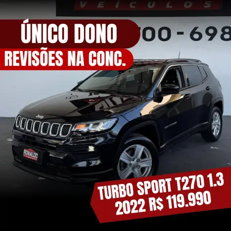 JEEP Compass 1.3 16V 4P FLEX SPORT T270 TURBO AUTOMTICO, Foto 1