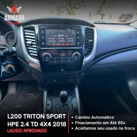 MITSUBISHI L 200 Triton 2.4 16V SPORT HPE 4X4 CABINE DUPLA TURBO DIESEL AUTOMTICO, Foto 9