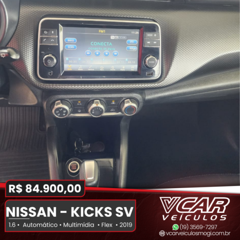 NISSAN Kicks 1.6 16V 4P FLEX SV X-TRONIC AUTOMTICO CVT, Foto 9