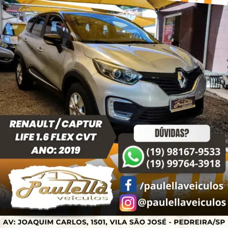 RENAULT Captur 1.6 16V 4P FLEX SCE LIFE X-TRONIC CVT, Foto 1